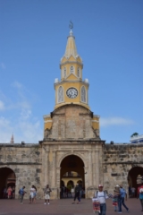 Clock tower of Cartagena